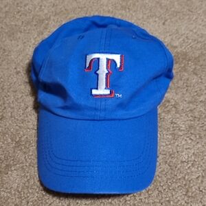 Blue Kids Cap with Texas Rangers Logo